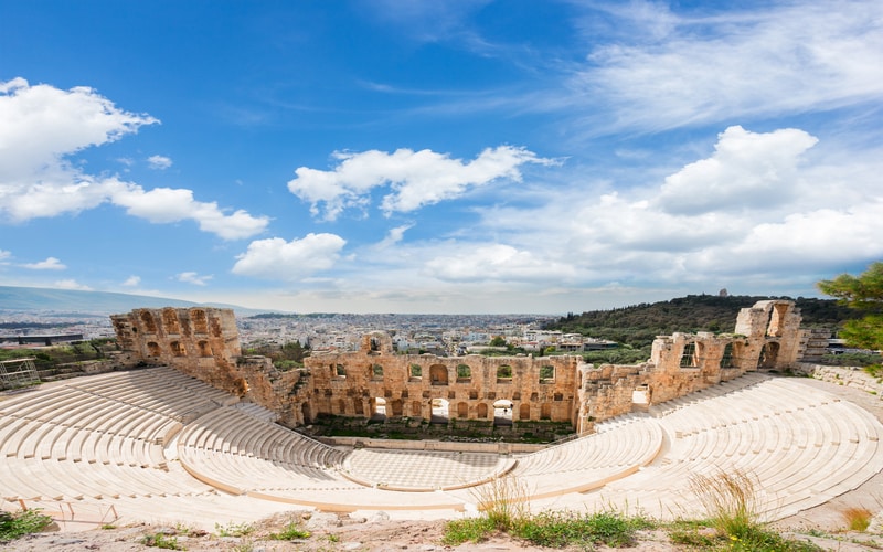 Herodes Attikus Odeonu - Atina Gezilecek Yerler