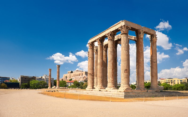 Olimpos Zeus Tapınağı - Atina da Gezilecek Yerler