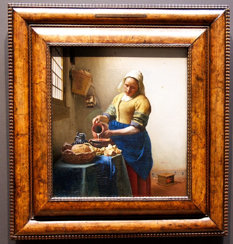Rijks Müzesi Eserleri, Süt Boşaltan Kadın