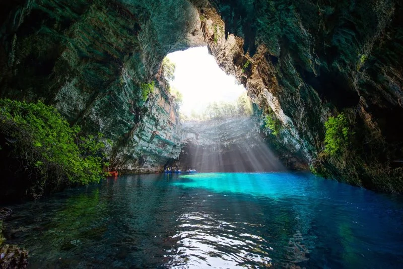 Melissani Mağarası, Kefalonya
